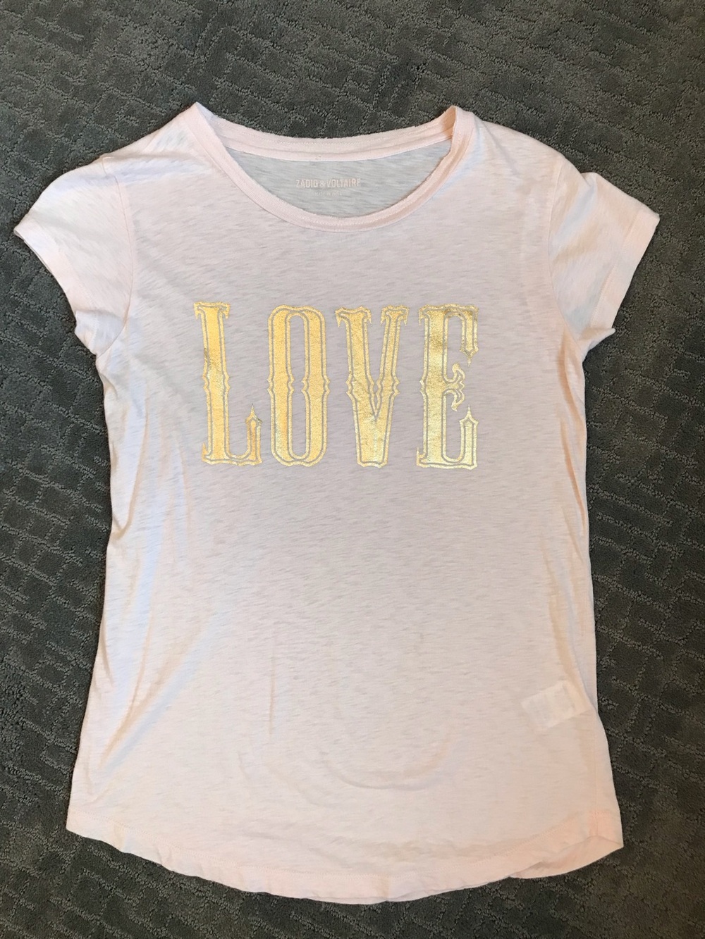 Zadig and Voltaire “LOVE” t shirt